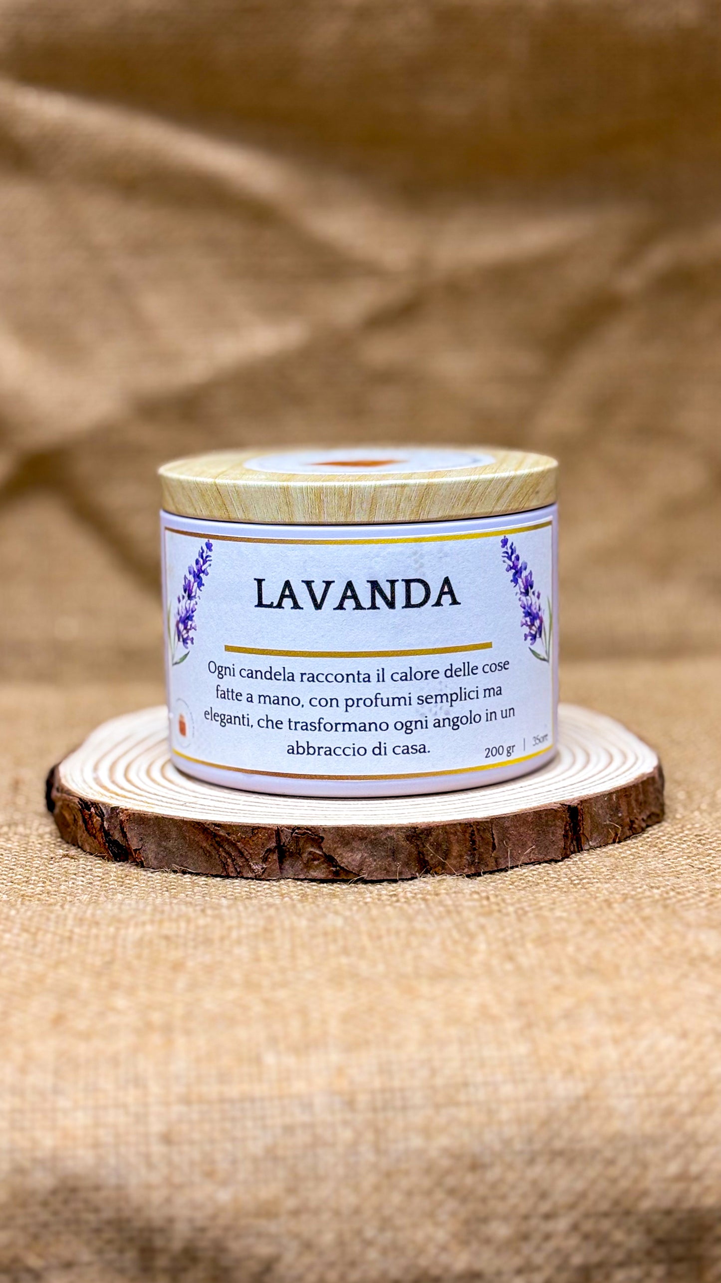 Candela profumata - Lavanda