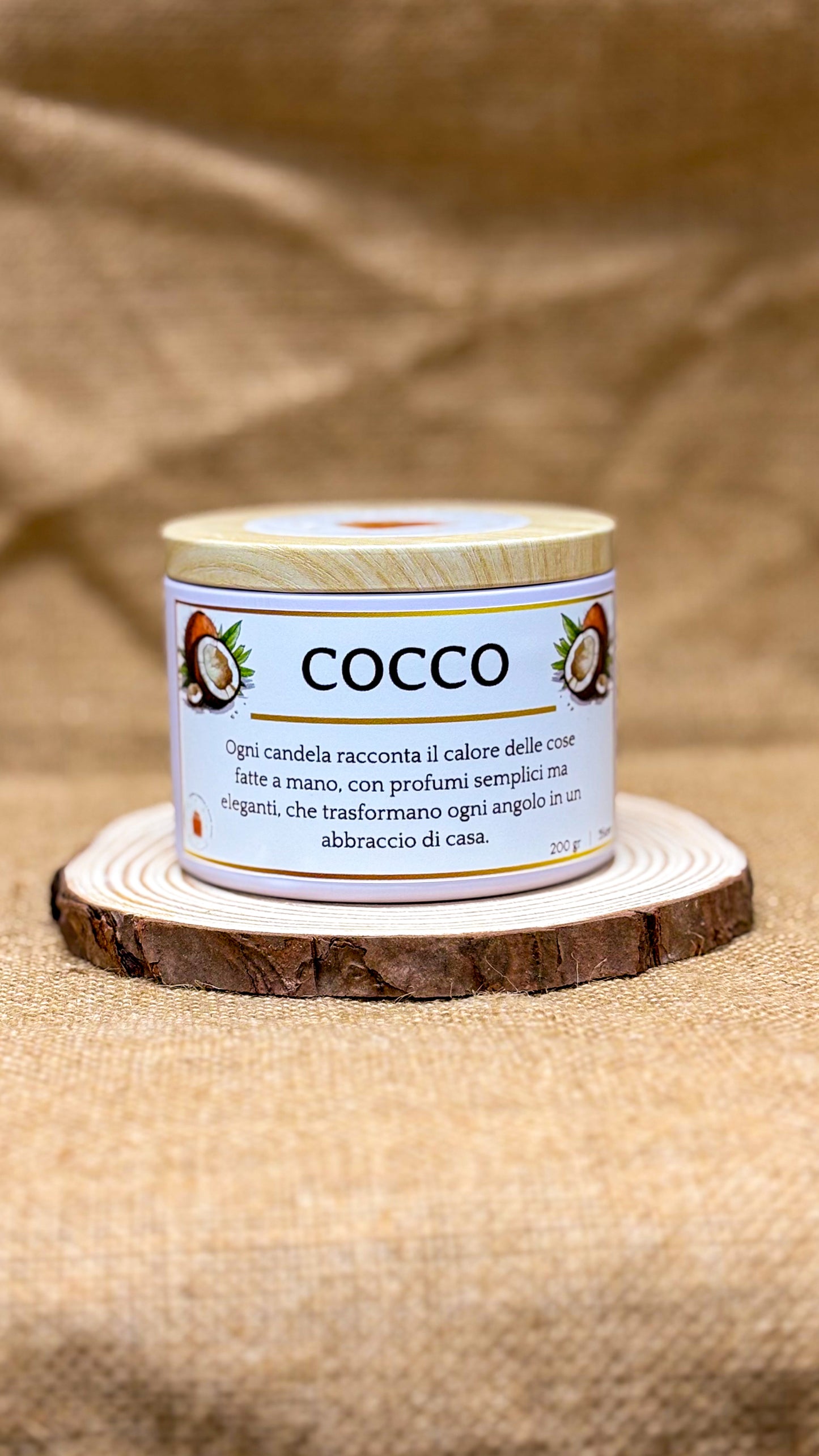 Candela profumata - Cocco