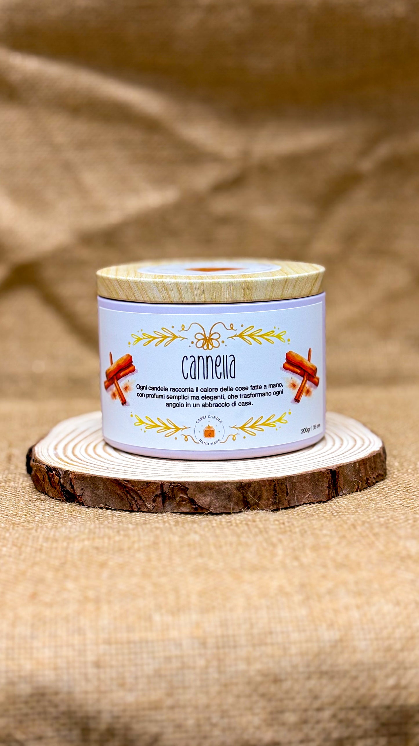 Candela profumata - Cannella