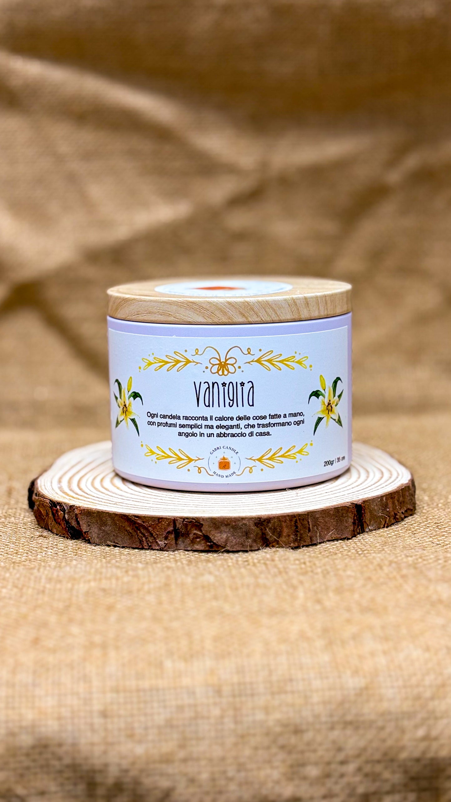 Candela profumata - Vaniglia