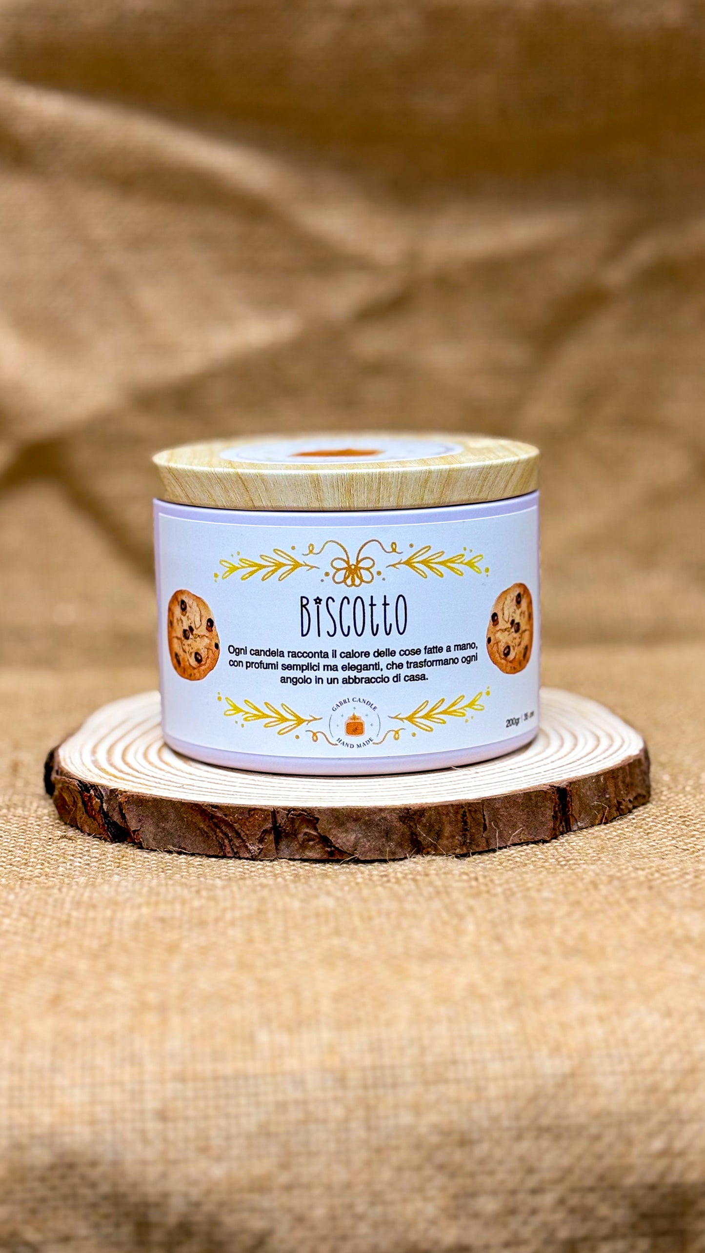 Candela profumata - Biscotto