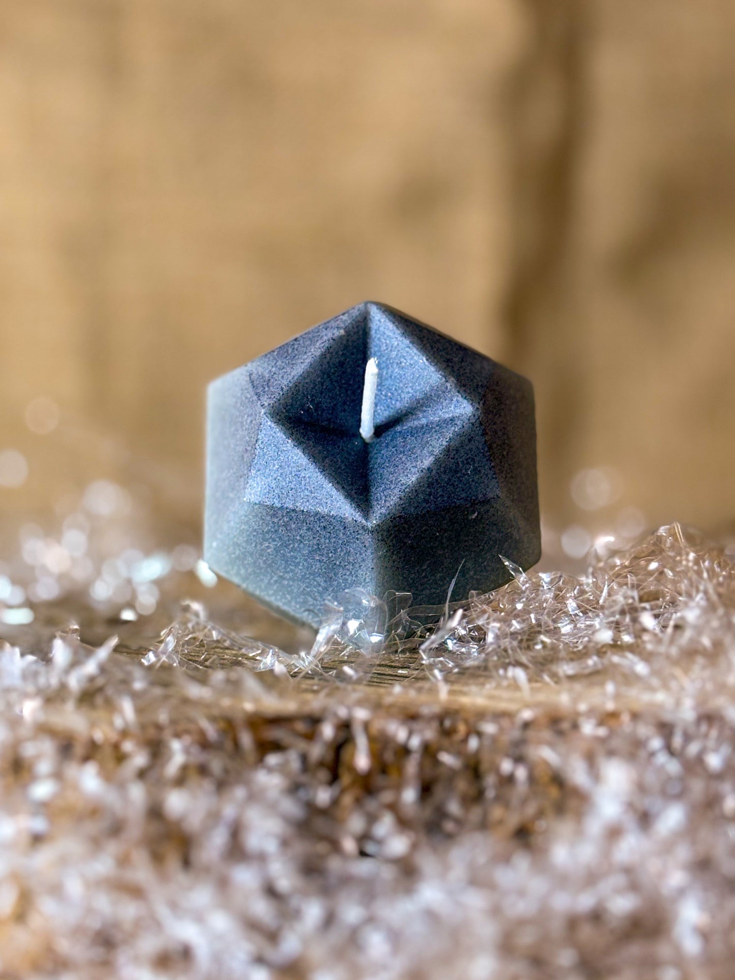 "Geo Stone" – Candela Scultorea Moderna