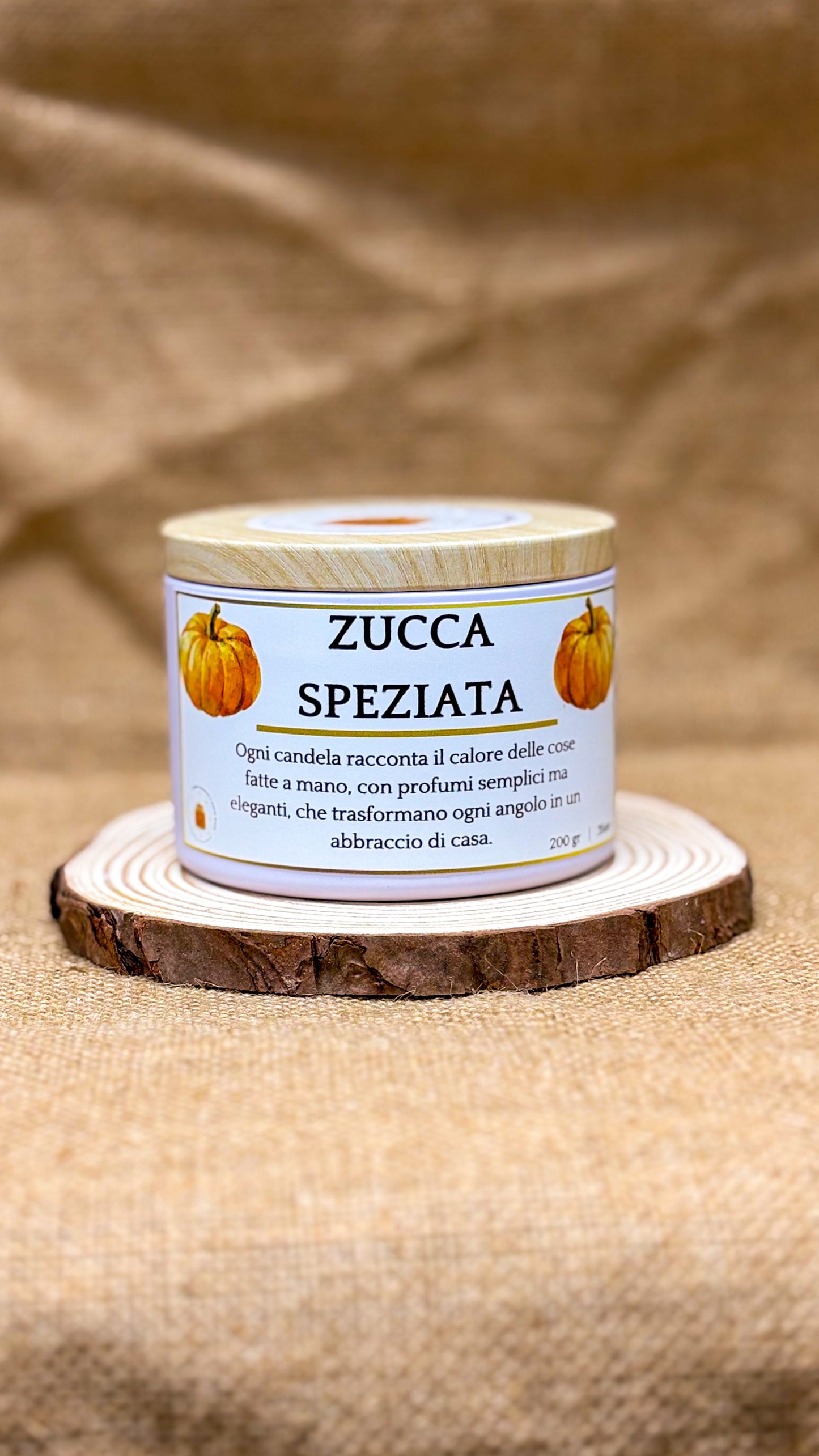 Candela profumata - Zucca Speziata