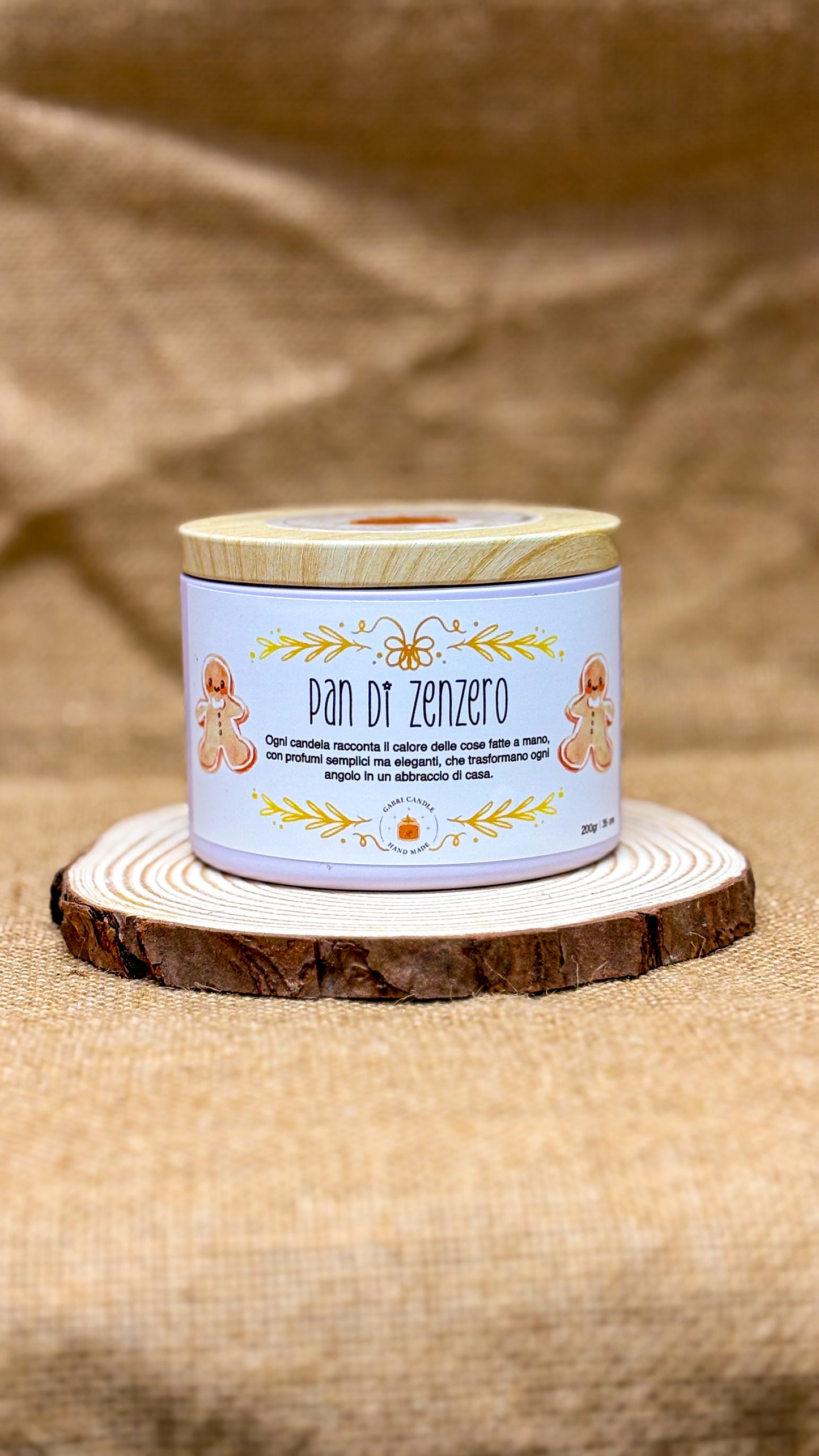 Candela profumata - Pan di Zenzero