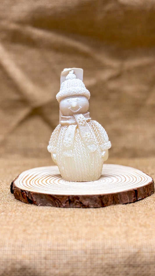 Mr. Snow – Candela artigianale natalizia