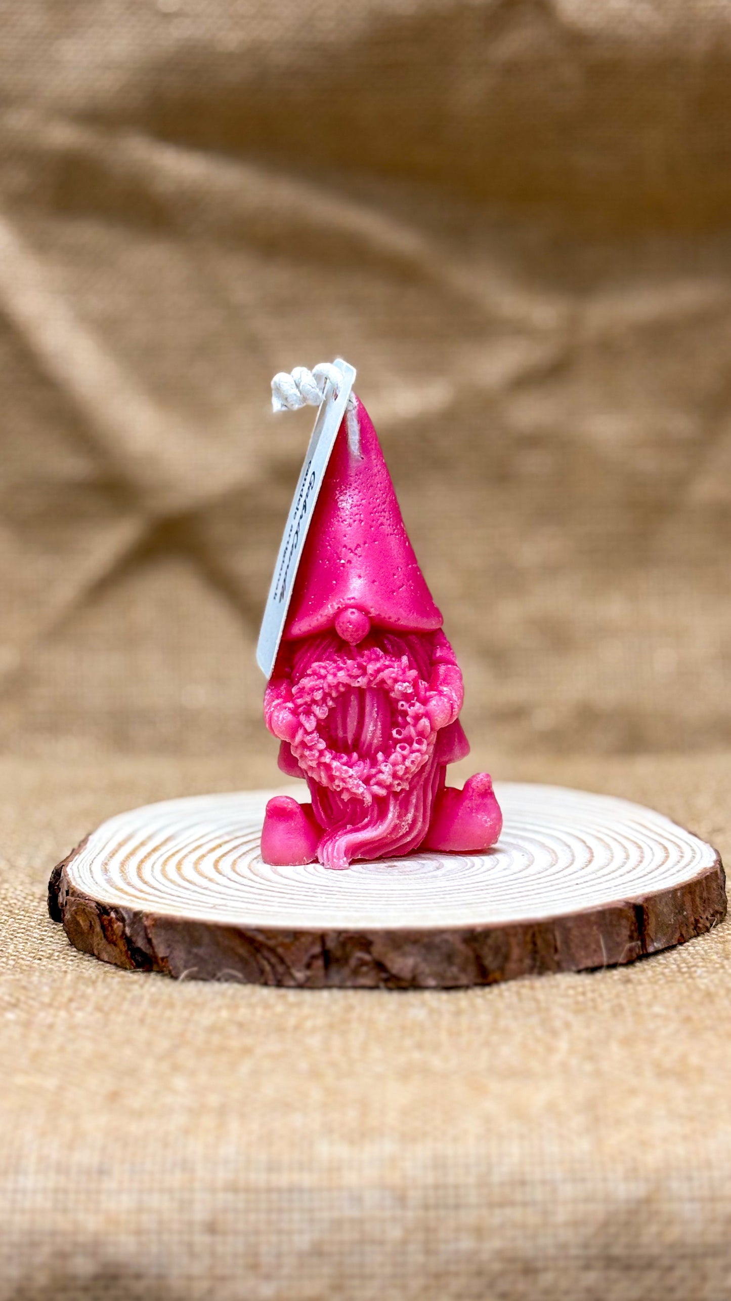 Gnomo delle Feste – Candela artigianale natalizia