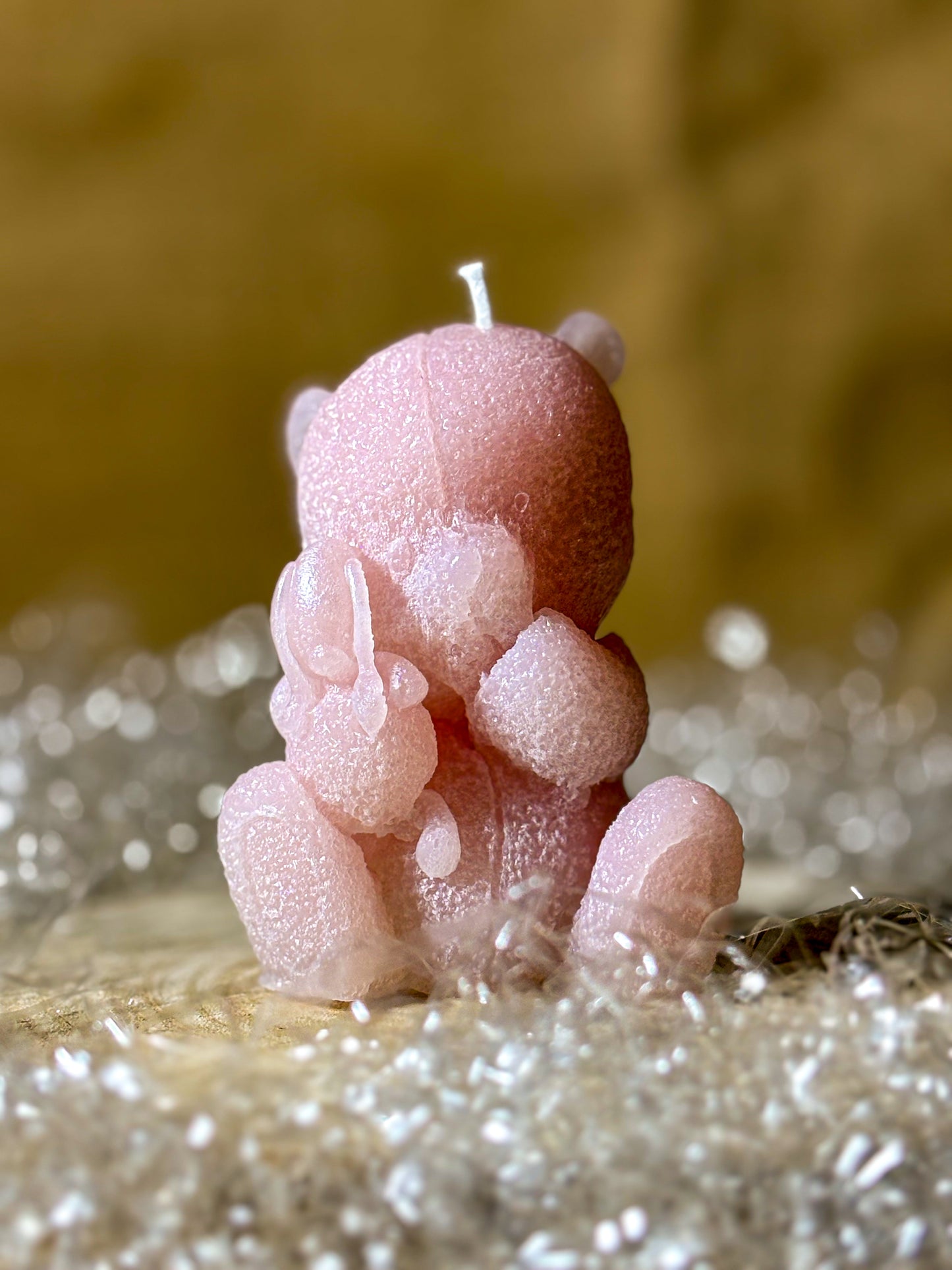 Candela Orsetto Coccoloso – Tenerezza in Fiamma